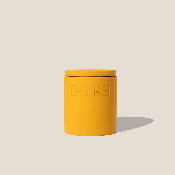 DEFREI_CANDLE_SAFFRON_ VESSEL WITH LID